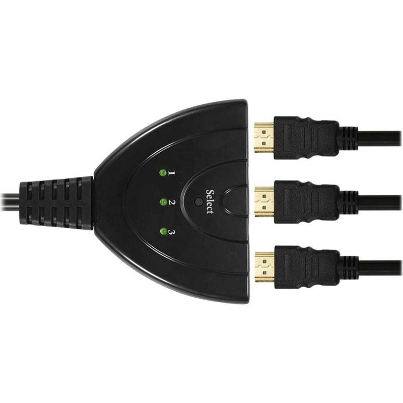 Ociodual 3 in 1 HDMI Cable Splitter Switch Adapter Full