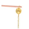 KONTONTY 1 Set Copper Dowsing Rods Professional Divining Tools for