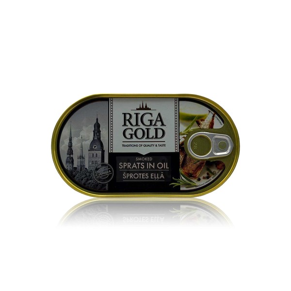 Riga Gold Espadines en aceite de 190 g, paquete de 3 unidades de Europa