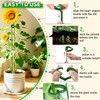 SupKing Telescoping Plant Stakes 37 inch,Adjustable Green Monstera Support Stake