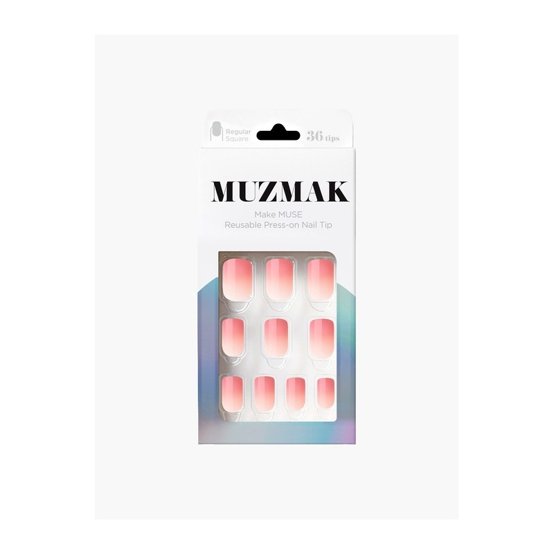 Reusable Nail Tip Variade (Regular Square) / 리유저블 네일팁 베리에이드(레귤러