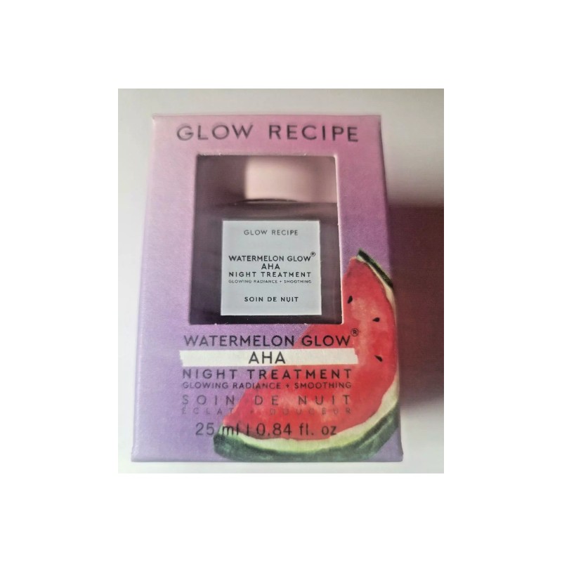 GLOW RECIPEWatermelon Glow AHA Night Treatment, 25ml / 0.84oz Travel