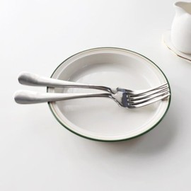(10x10) Domestic Stainless Steel Gable Dessert Fork 2P / (텐바이텐)국산 스텐 게이블 디저트 포크 2P