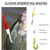 KAYYIPEX Slip Bobber Stop for Fishing Line,Float Bobber Stops&Fishing Beads