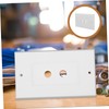Outanaya Speaker Wall Plate with Dual Banana Binding Posts Easy