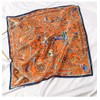100% Pure Mulberry Silk Medium Square Scarf Head Scarf for