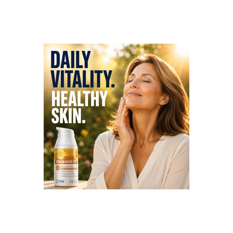 Vita Sciences Vitamin D3 Skin Cream - 2000IU Maxasorb D3