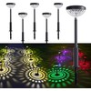 Solar Lights Outdoor Waterproof IP65, 2 Modes LED Warm White