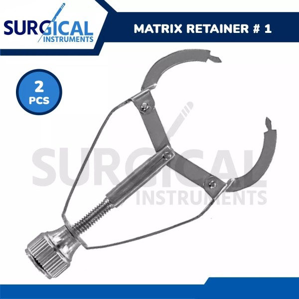 Surginstruments 2 Pcs Matrix Retainer # 1 Dental Instruments Orthodontic