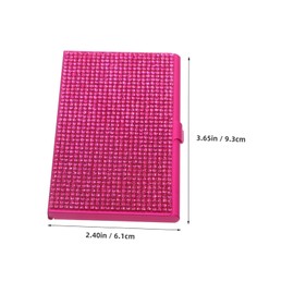 jojofuny Bling Rhinestone Business Card Holder for Women Stylish Case Compact Design for Business and Credit Cards Present Option Occasion