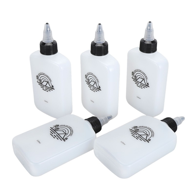 5pcs Small Oil Dispenser 120ml Leakage Proof Portable Compact Oil