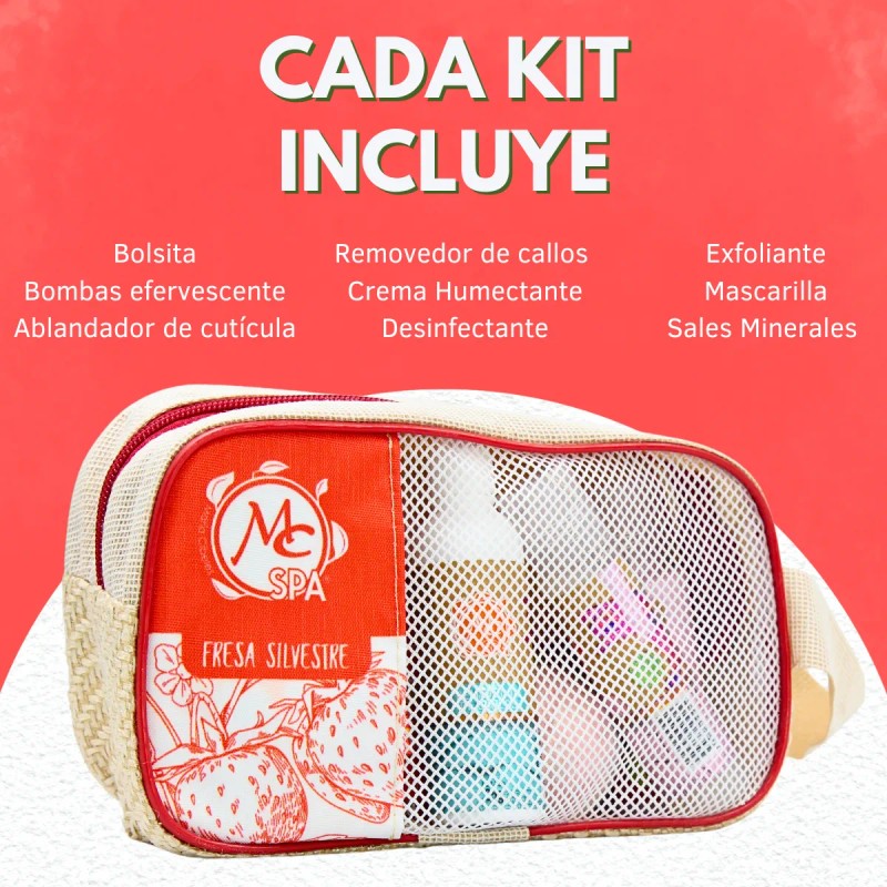 Kit Mc Spa Cremas, Exfoliantes, Pies, Manos + Tina Pedicura.