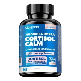 Cortisol Calm Cápsulas Magnesio  L-teanina 60 Cápsulas                                                                                                