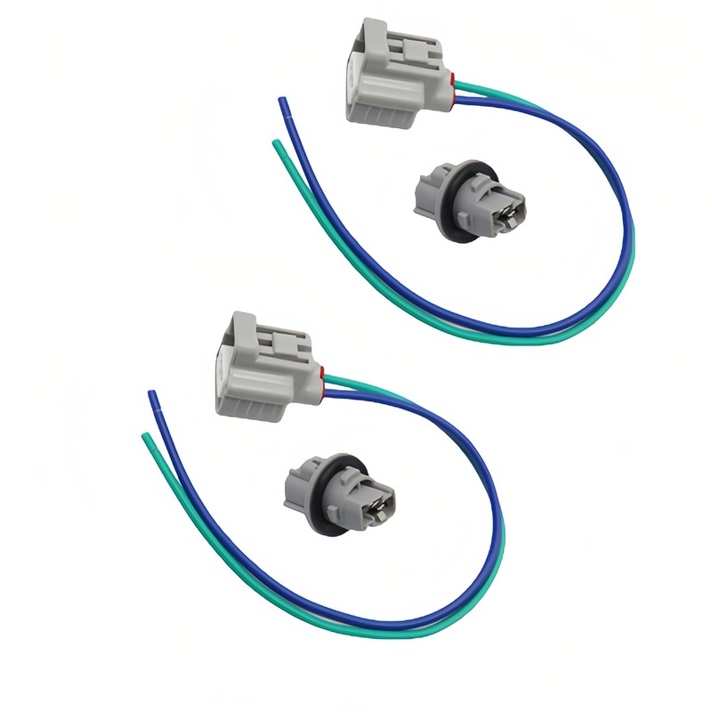 Lskioer 2 Set Turn Signal Socket and Connector Pigtail Lead,