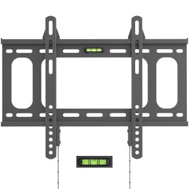 Gibbon Mounts Fixed TV Wall Mounts- Low Profile TV Bracket Mounts for Most 23"-55" LED/LCD Flat Screen TVs, 0.63''Ultra Slim, Max.VESA 400X400mm, Up to 88 lbs Capacity