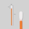 AAwipes Foam Swabs 4.1" (100 pcs, Round Head, Orange) Cleanroom