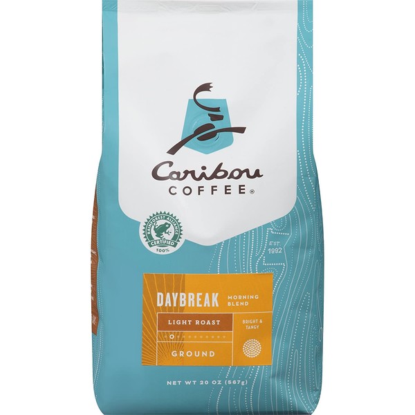 Caribou Coffee, Daybreak Morning Blend Light Roast, 20 oz. Bag, Light Roast Blend