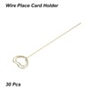 PATIKIL 4.7 Inch Metal Wire Place Card Holder, 30 Pack