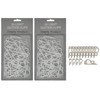 Simply Products 100 Gutter Hooks for Hanging Outdoor Christmas Xmas