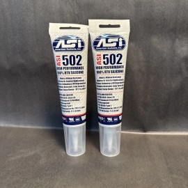 American Sealants ASI #502 SILICONE HIGH PERFORMANCE SEALANT ADHESIVE,2-Pack! FOOD GRADE 2.8 Fl oz