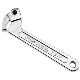 1 x C Hook Wrench for Nut Tenon Wrench Adjustable Wrench 32-76 mm Tool for Bicycle and Motorcycle Repairs