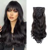 TTPSRY Extensions Clip in Extensions für Damen Ponytail Extension 56cm