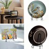 Black Iron Picture Frame Stand, 4 PCS 6 Inch Adjustable