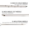 Meat Marinade Injector 304 Stainless Steel 3 Needles Sauce Seasoning