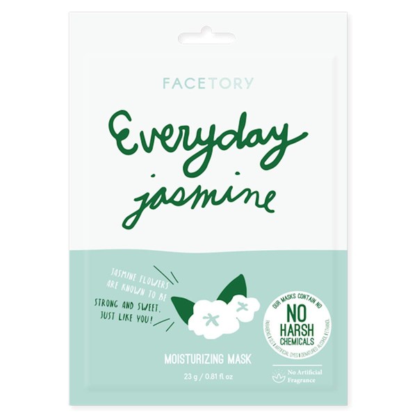 Everyday Jasmine Korean Sheet Mask (Single) - Moisturizing, Calming, and Balancing