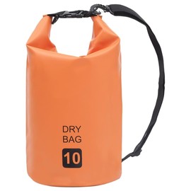 SVRCK Protect Valuables with Waterproof Dry Bag, Lightweight PVC Design, 2.6 Gallon Capacity, for Boating and Outdoor Activities, Orange