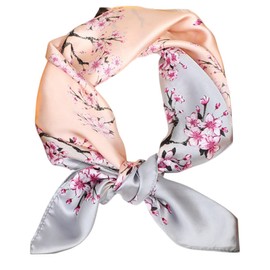 FAIRYGATE Seidenschal Damen Bandana Halstuch Damen Kopftuch Vierecktuch Satin Mädchen DA2106