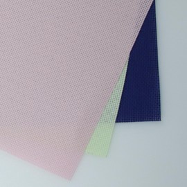 KCS 3 piezas de 15 x 18 pulgadas (38 x 45 cm), tela de punto de cruz, tela enrollada, 16 quilates, azul real, verde claro, rosa