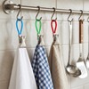 15 Pcs Towels Clips with Hanging Loop, Hanging Towel Clip