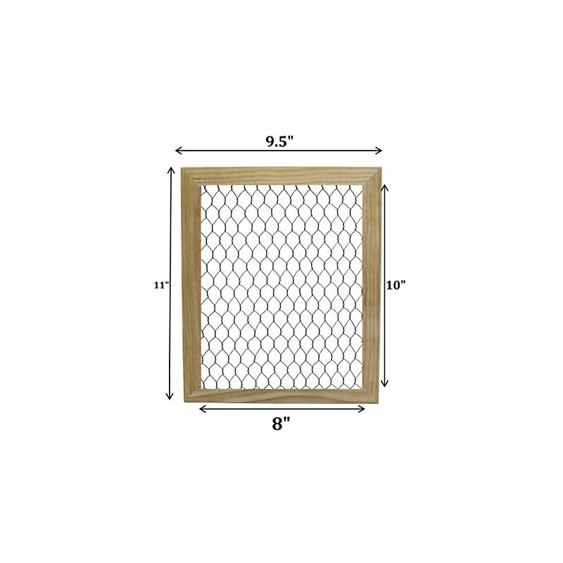 Creative Hobbies Unfinished Wood Chicken Wire Frame - Ready to