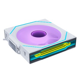 Lian Li UNI Fan SL-Infinity Wireless - 120 Single Pack - 2.4 GHz Wireless Signal Control - ARGB Fan - Double Infinity Mirror - Low Noise - Controller NOT Included & Required - White (12SLIN1W1W)