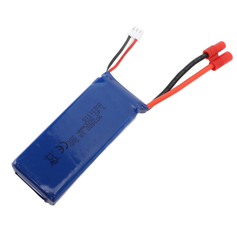 RC Drone Lipo Battery 7.4V 2500mAh Overcharge Prevent Short Circuit