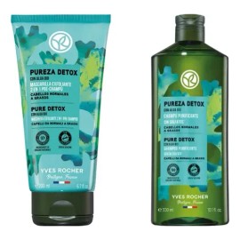 Kit Detox: Mascarilla Exfoliante Capilar 2en1 Pureza + Sérum Equilibrante Cuero Cabelludo Shampoo