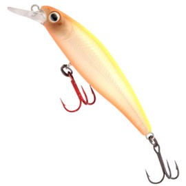 Spro Hard bait for perch and trout 6.8 cm, 6.5 g, Ikiru silent jerk, colour: chartreuse back