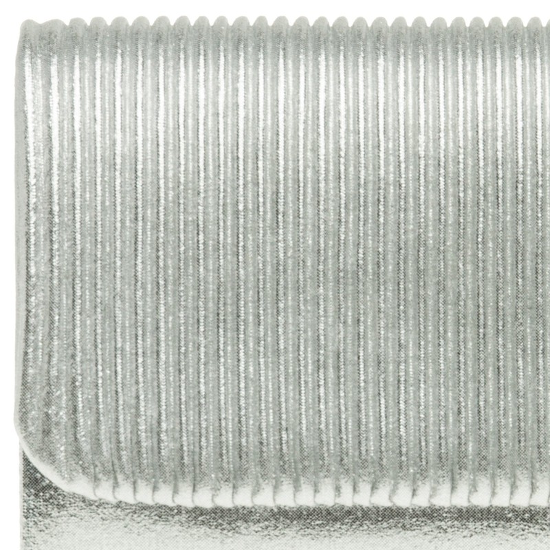 CASPAR TA351 Women Clutch/Evening Bag with Gathering, Colour:silver;Size:One Size