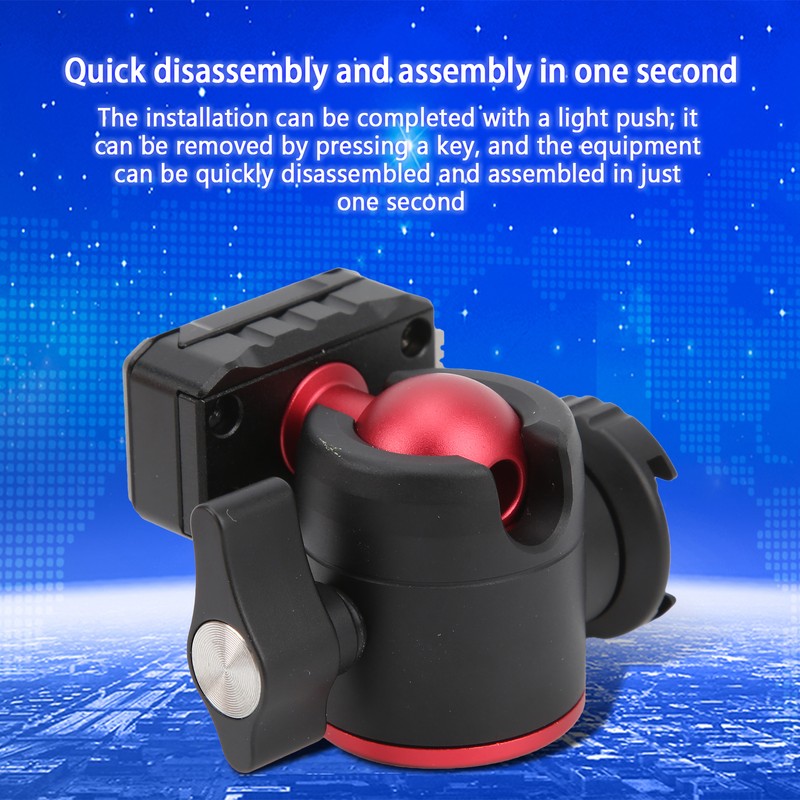 Tripod Ball Heads Metal 360 Degree Rotating with Cold Shoe