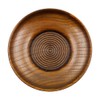 ZONADAH 6 PCS Wooden Coasters Wood Fruit Decorative Plate Round