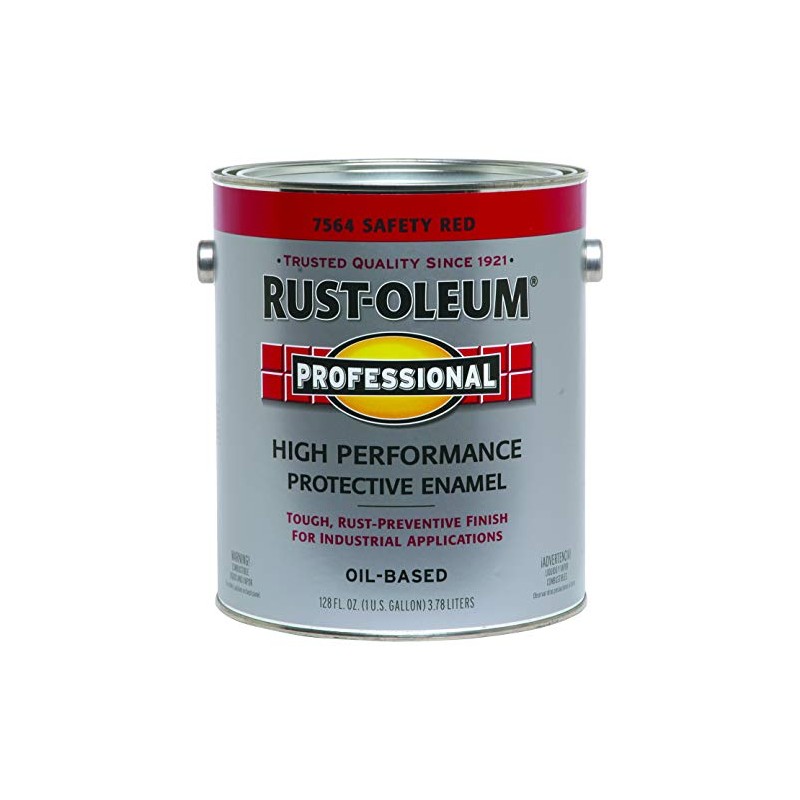 Rust-OLEUM 7564-402 Gallon Red Enamel Paint, 1 Gallon (Pack of