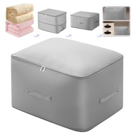 YYTECH Space-saving self-compressing organiser, movable compression bag, compression storage bag, movable storage for duvets, for duvets, clothes, 54 x 42 x 60 cm