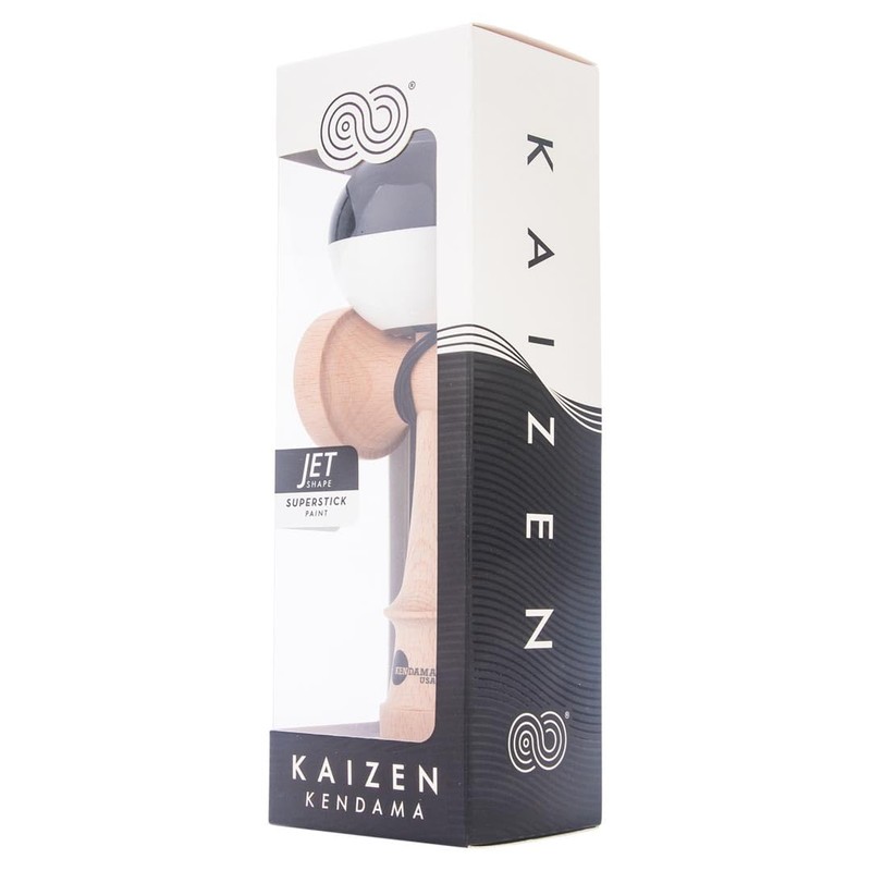 KENDAMA USA Kaizen Kendama Jet Shape Half Split Improved Kendama