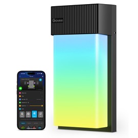 Govee Outdoor Wall Light, 1500LM Smart RGBIC Porch Lights Outdoor with 45 Scene Modes, IP65 Waterproof for Outdoor Decor, DIY, Wall Sconce Works with Alexa, Google Assistant and Matter, 1 Pack