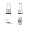 CINCINNO Laminated Steel Padlock with Key，6 Pack Keyed Alike Padlocks