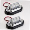 ULTECHNOVO 2pcs Led Car License Plate Light Tail Light for