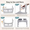 UPSKY - Cuencos elevados 3 en 1 para Perros, comedero