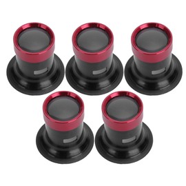 Watch Repair Loupe 5pcs Watchmaker Magnifying Glass Lens, Lightweight Solid Aluminum Alloy Eye Magnifier Loupe Repair Watch Magnifying Glass, Antiques Jewelry Watch Loop Magnifier