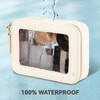 Prite Prite Clear Makeup Bag Cosmetic Organizer Case Waterproof Travel